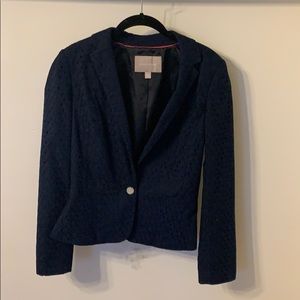 Banana Republic eyelet blazer